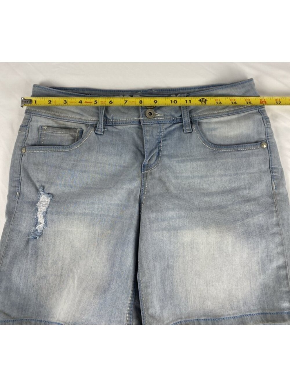 Hydraulic Bailey Grudge Low Rise Stretch Jean Shorts Womens / Jrs Size 11/12 - Picture 3 of 9